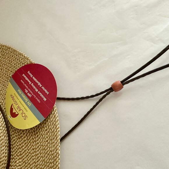 Elegant Women's Tweed Sun Hat With Satin Flowers And Pearls Special Event (NEW) - Picture 11 of 14